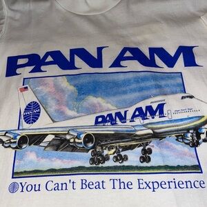 Rare Vintage PanAm Tshirt You Can’t Beat The Experience